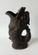 Wedgwood Black Basalt Jasperware Gurgle Fish / Dolphin Pitcher