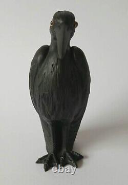 Wedgwood Black Basalt Jasperware Heron Figure