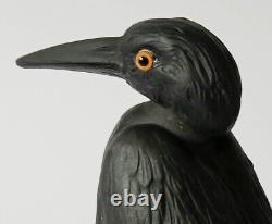 Wedgwood Black Basalt Jasperware Heron Figure