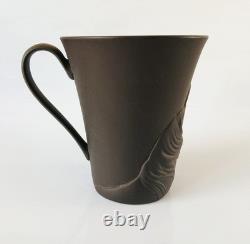 Wedgwood Black Basalt Jasperware Mug Frightened Horse