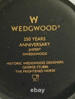 Wedgwood Black Basalt Jasperware Mug Frightened Horse