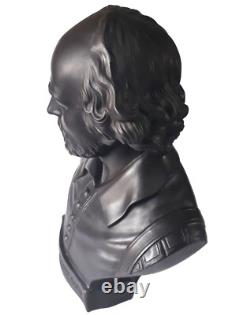 Wedgwood Black Basalt Jasperware Shakespeare Bust / Figure