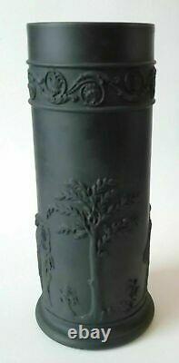 Wedgwood Black Basalt Spill Vase 6 1/2 Inch