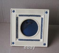 Wedgwood Black & Cane Yellow Jasperware Artemis Picture Frame Library Collection