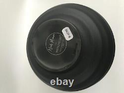 Wedgwood Black Jasper ware Nick Munro vase in excellent condition