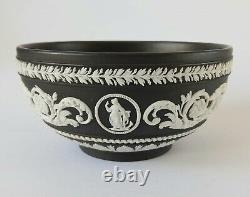 Wedgwood Black Jasperware Arabeque Bowl