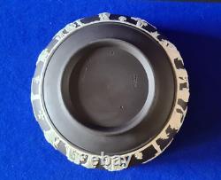 Wedgwood Black Jasperware Bowl Superb Condition dated 1970