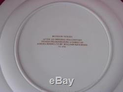Wedgwood Black Jasperware Tricolor Museum Series Diced Trophy Plate Ltd Ed