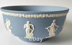 Wedgwood Blue Jasper Bowl Dancing Hours 8 Inch Jasperware Wedgwood Blue Jasper Bowl Dancing Hours 8 Inch Jasperware