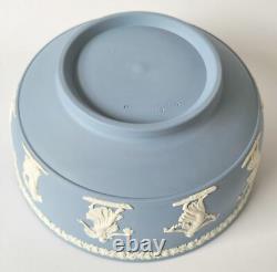 Wedgwood Blue Jasper Bowl Dancing Hours 8 Inch Jasperware