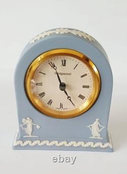 Wedgwood Blue Jasper Clock Dancing Hours Boxed jasperware