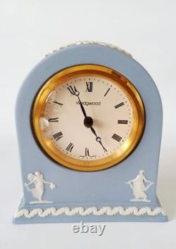 Wedgwood Blue Jasper Clock Dancing Hours Boxed jasperware