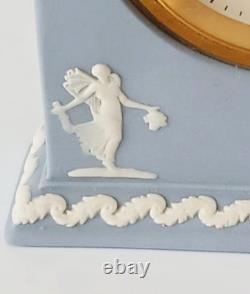Wedgwood Blue Jasper Clock Dancing Hours Boxed jasperware