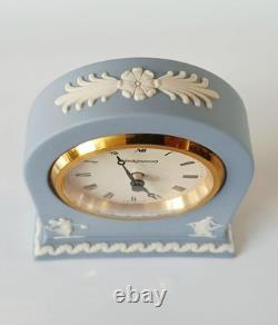 Wedgwood Blue Jasper Clock Dancing Hours Boxed jasperware