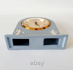 Wedgwood Blue Jasper Clock Dancing Hours Boxed jasperware