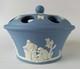 Wedgwood Blue Jasper Pot Pourri Dish And Lid Jasperware