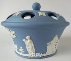 Wedgwood Blue Jasper Pot Pourri Dish and Lid Jasperware