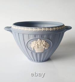 Wedgwood Blue Jasper Twin Handled Bacchus Bowl jasperware