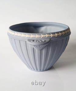 Wedgwood Blue Jasper Twin Handled Bacchus Bowl jasperware