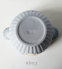 Wedgwood Blue Jasper Twin Handled Bacchus Bowl jasperware