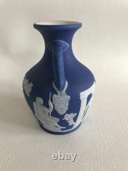 Wedgwood Blue Jasper dip PORTLAND 5 VASE C1867