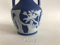 Wedgwood Blue Jasper dip PORTLAND 5 VASE C1867