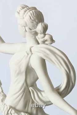 Wedgwood Blue Jasper figure Dancing Hours Boxed Laurel Garland jasperware