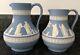 Wedgwood Blue Jasper Ware 2 Jugs Excellent Condition