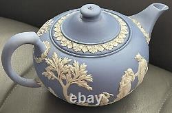 Wedgwood Blue Jasper-ware Teapot