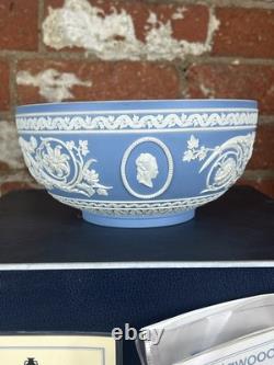 Wedgwood Blue Jasperware 225th Anniversary Limited Edition Bowl 1984