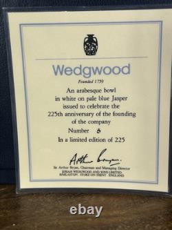 Wedgwood Blue Jasperware 225th Anniversary Limited Edition Bowl 1984