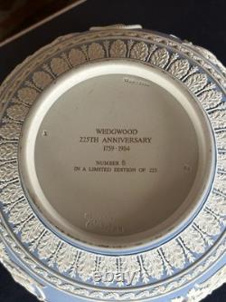 Wedgwood Blue Jasperware 225th Anniversary Limited Edition Bowl 1984