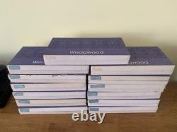 Wedgwood Blue Jasperware American State Seals Full Set of Thirteen England