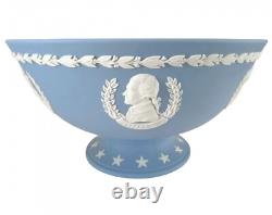 Wedgwood Blue Jasperware Bowl American Declaration of Independence