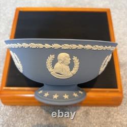 Wedgwood Blue Jasperware Bowl American Declaration of Independence