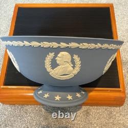 Wedgwood Blue Jasperware Bowl American Declaration of Independence