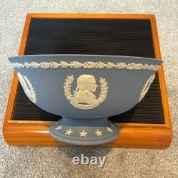 Wedgwood Blue Jasperware Bowl American Declaration of Independence
