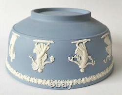 Wedgwood Blue Jasperware Bowl Dancing Hours 8 Inch