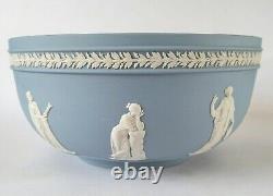 Wedgwood Blue Jasperware Bowl Muse and Apollo