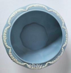 Wedgwood Blue Jasperware Bowl Petal Shaped