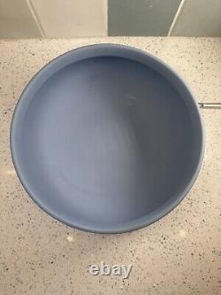 Wedgwood Blue Jasperware Bowl Three Footed