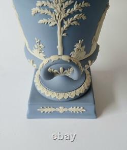 Wedgwood Blue Jasperware Campagna Vase Wedgwood Blue Jasperware Campagna Vase