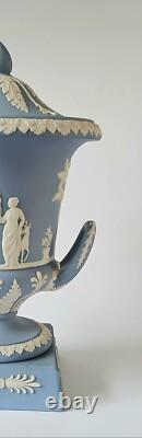 Wedgwood Blue Jasperware Campagna Vase