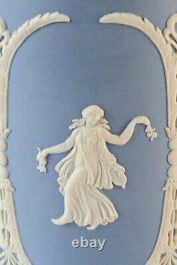 Wedgwood Blue Jasperware Dancing Hours Cannister