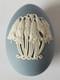 Wedgwood Blue Jasperware Egg Trinket Box Christmas Bells