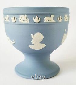 Wedgwood Blue Jasperware Egyptian Goblet Rare