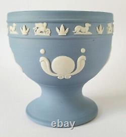 Wedgwood Blue Jasperware Egyptian Goblet Rare