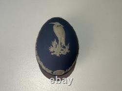 Wedgwood Blue Jasperware England Set Of 11 Trinket Vase Egg
