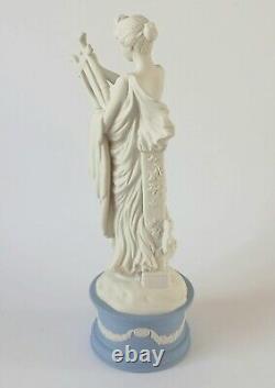 Wedgwood Blue Jasperware Exato Classical Muses Collection Figure