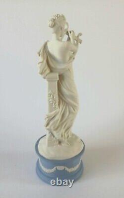 Wedgwood Blue Jasperware Exato Classical Muses Collection Figure